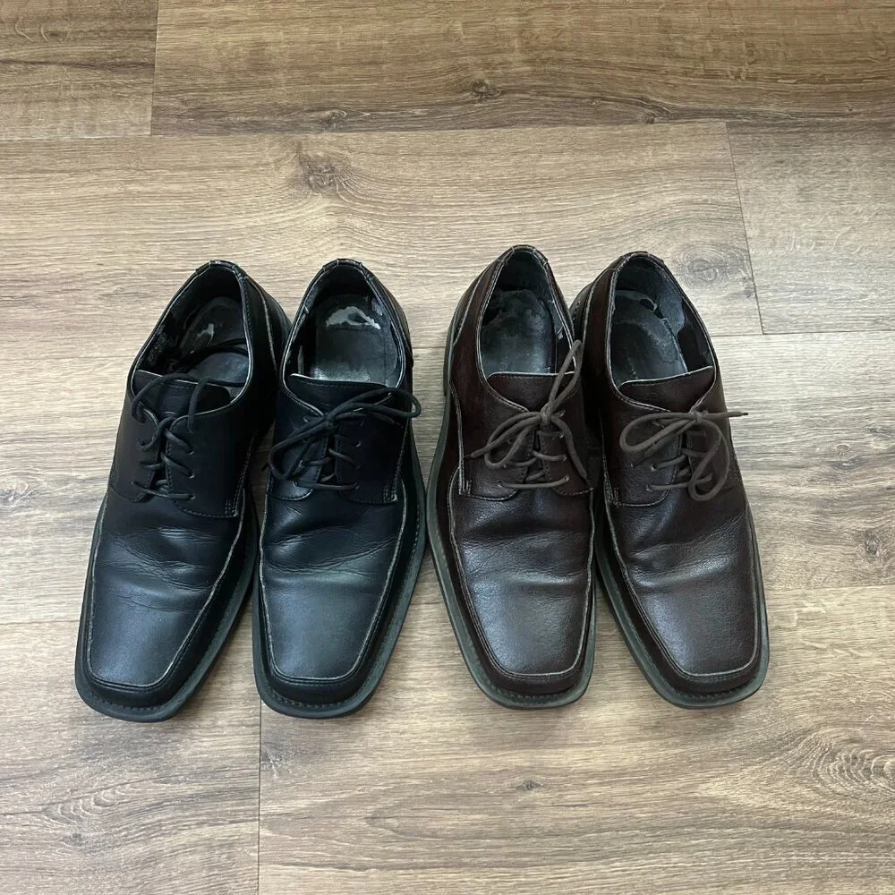 Novacas Justin Vegan Leather Dress Shoe Bundle Sz 9
